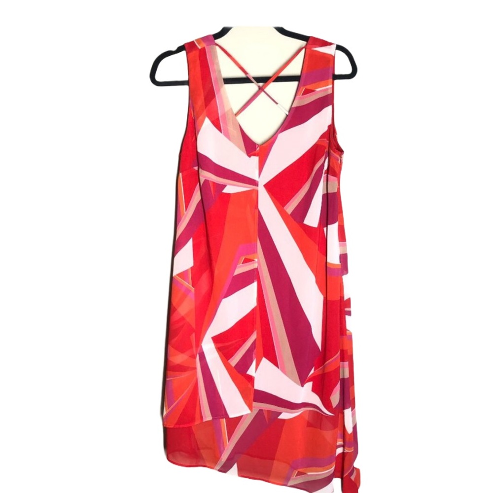 COPY - JOSEPH RIBKOFF ABSTRACT  DRESS SIZE 8